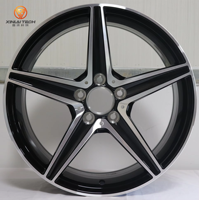 Rines XINLAI de Lujo para SUV, 5 Brazos, Acabado Mecanizado, Aleación Forjada, 5x112 5x127, 20-26 Pulgadas, 10J 12J 14J, Negro/Plateado, para X7 G07