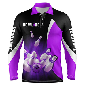 Camiseta de Boliche Tejida y Transpirable, Personalizada de Fábrica, MOQ Bajo, Precio Económico, para Jóvenes y Adultos, Servicio OEM - Product Image 4