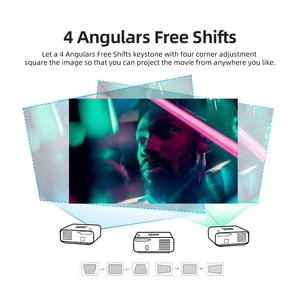 Smart TV AUN U001 2050 ANSI Projecteur Google GTV Widevine L1 Nouveauté GAMME 4K Cinéma Éducatif Salle de classe Chambre à coucher Histoires pour enfants - Product Image 5