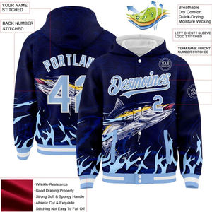 Sudaderas con Sublimación Personalizada de Alta Calidad - 100% Algodón, Transpirables, Ecológicas, para Primavera, Ropa Casual, Deportiva, con Bolsillo, para Hombre - Product Image 2