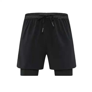 Outdoor Double <b>Layer</b> Professional Running Shorts 100% Polyester Waterproof Quick Dry Elastic Waist OEM Wholesale Export Quality - Product Image 1