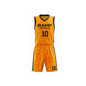 Nuevo Diseño de Camiseta de Baloncesto Sublimada Reversible y Personalizable, Transpirable, Antihumedad, Antibacteriana, de Malla, Tallas Grandes, de Secado Rápido - Product Image 1