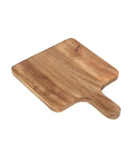 Tabla de cortar de madera maciza con estampado floral, estilo bloque de carnicero, resistente, para cocina. - Product Image 3