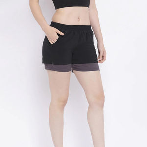 Pantalones Cortos de Ciclismo de Verano para Mujer, de Cintura Alta, Holgados, Transpirables, de Secado Rápido, con Cintura Elástica, Deportivos, Lisos para Chicas - Product Image 4