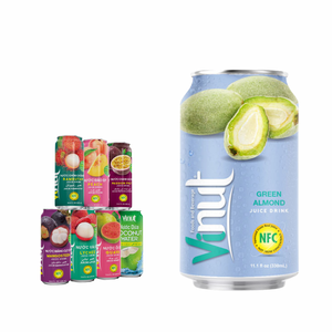 Boisson au jus d'amande verte, usine du Vietnam, 330 ml, boisson sans sucre, marque privée, échantillon gratuit, OEM/ODM disponible - Product Image 1