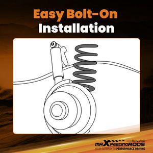 Sospensioni Anteriori per Chevy/GMC C1500 2WD V8 1988-1998, Molle Elicoidali da 2 Pollici - Product Image 3