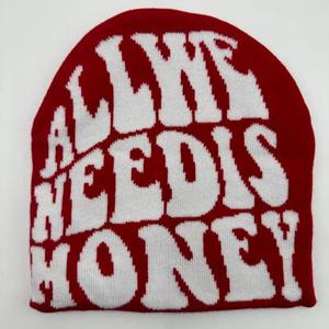 Gorro de Invierno Unisex Popular de Jacquard Estilo Hip Hop, Gorro de Punto Personalizado para Hombre y Mujer, Moderno, Cálido, con Letras, para Ciclismo, Esquí, Deportes al Aire Libre - Product Image 1
