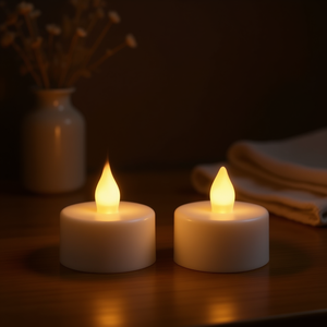 Lumières LED pour théière X2, bougies sans flamme en plastique de 4 cm - Product Image 3