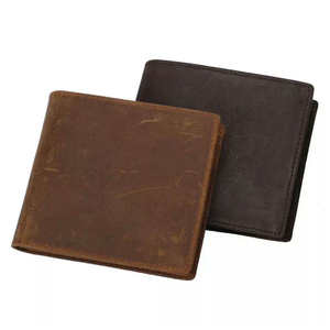 Genuine Leather Wallet Vintage Card Organizer <b>Travel</b> Phone <b>Holder</b> Personalized for Men's Daily Genuine Stylish Leather Wallet - Product Image 3