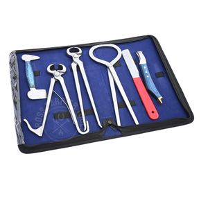 Kit de Equipo para el Cuidado de Pezuñas de Caballos con Cortador de Pezuñas, Pulidor, Detector de Dolor, Cortador de 12 Pulgadas y Cuchillas para Pezuñas - Product Image 1