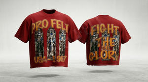 Fabricante de Ropa Personalizada de Moda Urbana, 100% Algodón, Cómoda, Moderna, Elegante, Impresión Digital, Transpirable, Estilo Hip Hop - Product Image 5