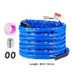 Tubo Acqua Riscaldato per Camper da 15 Metri, Autoripristinante, 45°F, con Copertura Corrugata Impermeabile Antigelo per Acqua Potabile - Product Image 5