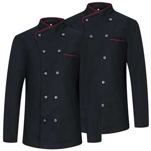 Chaqueta de Chef para Restaurante, Uniforme de Cocina, Algodón, Logotipo Personalizado, Doble Botonadura, Antiarrugas e Impermeable, Venta al Por Mayor - Product Image 6