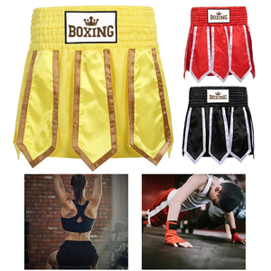 Customized Design <b>Men</b> Boxing Shorts Yellow Color Training Fitness Fight MMA Mauy Thai Kickboxing <b>Trunks</b> Clothing - Product Image 6