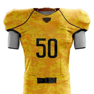Uniforme de football américain personnalisable, style le plus récent, respirant, imprimé, grande taille, 100% polyester, extensible dans quatre sens, antibactérien - Product Image 5