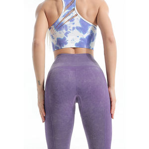 Pantalones Deportivos de Cintura Alta para Mujer, Sin Costuras, Color Sólido, con Borde Blanco, Ajustados, Levanta Glúteos, para Yoga, Running y Ejercicio - Product Image 4