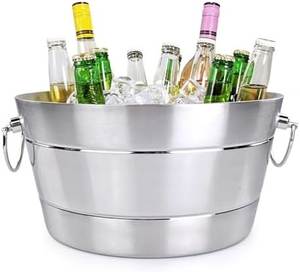 Premium entertaining accessory luxury kitchen accessory <b>bar</b> <b>table</b> decor wine chilling bucket ice storage bucket - Product Image 1