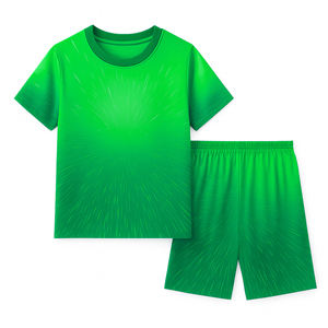 Unisex Soccer Clothing Set Sublimated 3D Football Print Quick Dry T-<b>Shirt</b> and Shorts Summer Athletic Wear - Product Image 6