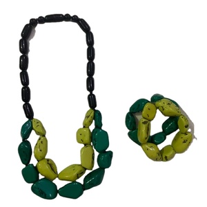 Collar de Resina con Cuentas de Lujo, Joyería Moderna de la Mejor Calidad, Último Diseño Unisex para Fiestas, de la India - Product Image 1