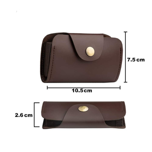 Porte-cartes multifonction en cuir pour homme – Nouveau design tendance 2026 – Portefeuilles en cuir pour hommes de couleur unie - Product Image 4