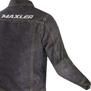Veste en jean durable et élégante pour hommes, vêtements de sport imprimés pour la conduite décontractée et la moto, vêtements d'extérieur grande taille - Product Image 5