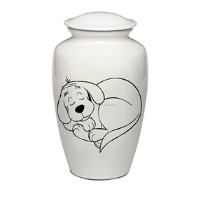 Urnas para mascotas Cenizas para gatos Mascota pequeña para cenizas de perros y gatos Precio personalizado clásico blanco Urna de cremación para mascotas de alta calidad - Product Image 6