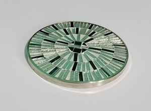 Sous-verres en mosaïque indienne faits à la main, nouveau design, forme ronde, sous-verres décoratifs pour la décoration de la maison et les cadeaux - Product Image 2