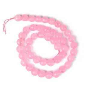 Natural Rose Quartz Loose Beads Gemstone loose bead Healing Stone for Sale Antique Collectible Customized For Sale