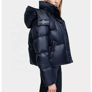 Chaqueta de Invierno Personalizable para Mujer, con Mangas Largas y Relleno de Nailon, Chaqueta Acolchada Tipo Burbuja - Product Image 2