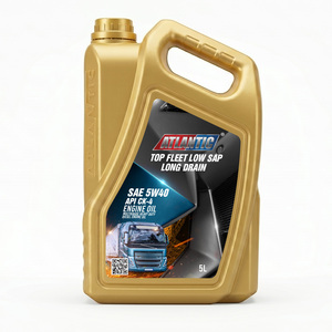 Huile moteur diesel Atlantic Top Fleet HDV entièrement synthétique à faible teneur en SAPS, longue durée, SAE 5W-30 / 5W-40 API CK-4 ACEA E6 E9 - Product Image 3