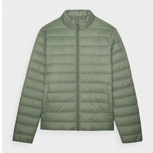 Manteau d'hiver pour homme, veste matelassée unie, nouvelle fermeture éclair, veste matelassée décontractée chaude à capuche, fabricant - Product Image 3