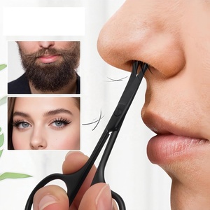 New Makeup Eyelashes <b>Beard</b> Facial Hair Trimmer <b>Scissors</b> Stainless Steel Sharp Blade Curved Excellent Cutting OEM KKZ - Product Image 4