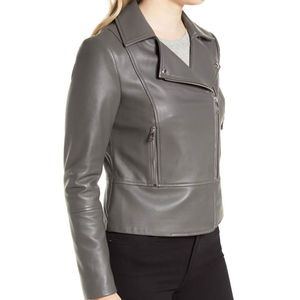 Chaqueta de cuero para mujer, estilo streetwear premium, material de cuero suave, ajuste cómodo, ideal para el invierno, impermeable. - Product Image 5