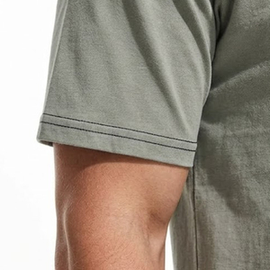 Camiseta de algodón suave para hombre con estampado, para uso diario informal, ligera, con cuello redondo, en cantidad al por mayor. - Product Image 4