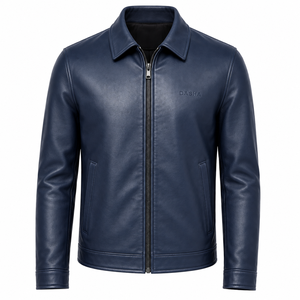 Veste de moto en cuir véritable de haute qualité, taille américaine, grande taille, manches longues, 360g, pour hommes, vente en gros OEM, promotion exceptionnelle - Product Image 5