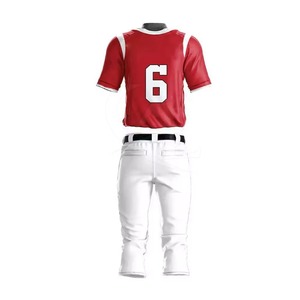 Tenue de baseball personnalisée à sublimation numérique haute résolution, vêtements de sport 100 % polyester, coupe classique, short - Product Image 2