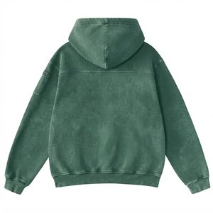 Nueva Sudadera con Capucha Extra Grande para Mujer, con Logotipo Personalizado, Color Sólido, Forro Polar, Manga Larga, Cierre de Cremallera, Bolsillo Frontal, para Otoño - Product Image 2