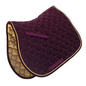 2026 Top Selling Full Size English Style <b>Equestrian</b> Horse Polycotton Dressage Saddle Pad Rainbow Color Rainbow Saddle Pad - Product Image 5