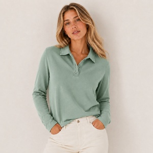 Camiseta Polo Informal para Mujer, Uniforme de Negocios, Ropa con Logotipo Personalizado, Marca Privada, Fabricante OEM ODM, Proveedor - Product Image 6
