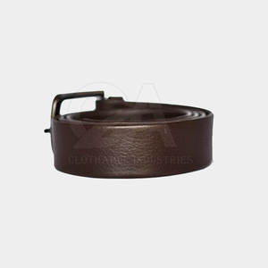 Ceinture en cuir pour homme 2026 – Vente en gros, mode décontractée, boucle ardillon réglable, en cuir de vachette - Product Image 2
