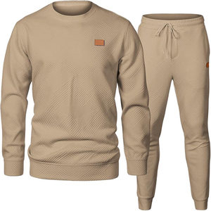 Conjuntos de Chándal Casuales de Invierno para Hombre, Hechos a Medida, Transpirables, Lisos, Teñidos, con Estampado Digital, Tallas Grandes, Diseño 2 en 1 - Product Image 1