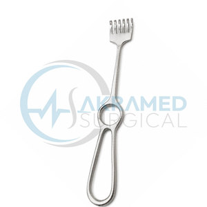 เครื่องมือผ่าตัดคุณภาพสูง Volkmann Retractor ขนาด 8.5 นิ้ว 6 แฉก ทำจากเหล็กกล้าไร้สนิมคมกริบ ได้รับการรับรองมาตรฐาน CE ใช้ซ้ำได้ - Product Image 3
