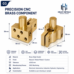 Bloque de Terminales CNC VMC de Alta Precisión 0.01mm para Brochado de Acero Inoxidable/Latón con Múltiples Puertos Roscados, Montaje Industrial OEM - Product Image 3