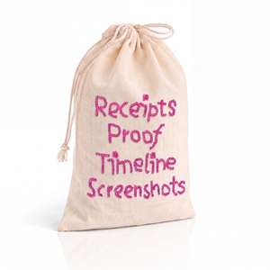 Sac cadeau en toile rose fait main avec lettres perlées, pochette en coton brodée avec citation personnalisée pour le rangement de bijoux et maquillage - Product Image 1