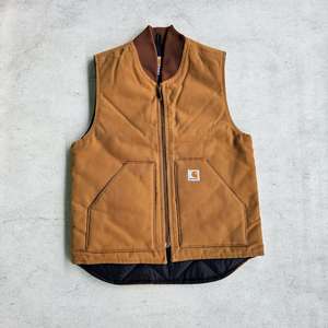 Gilets en toile pour hommes de style reworké Carhrtt, disponibles en plusieurs couleurs - Product Image 1