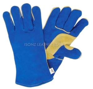 Gants de soudage TIG en cuir véritable, respirants, style uni, pour usage extérieur printemps-automne - Product Image 6