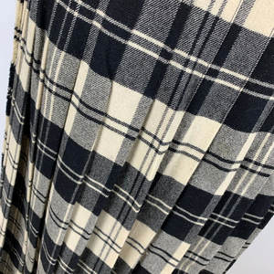 Jupe longue écossaise pour femme, motif tartan des clans Anderson, noir et blanc, 100% laine, sur mesure, vente en gros - Product Image 4