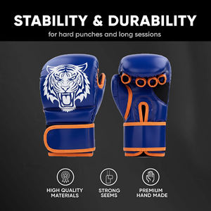 Gants de MMA personnalisés imprimés en gros pour jumeaux, gants d'entraînement professionnels de grappling, produits de boxe à prix abordable - Product Image 3