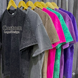 เสื้อยืดพรีเมียมวินเทจผ้าฝ้าย 100% พิมพ์ลายดิจิทัลแบบสั่งทำพิเศษสำหรับผู้ชาย ทรงโอเวอร์ไซส์ ลุคหรูหรา - Product Image 1