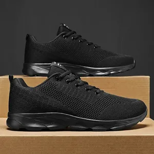 Nuevos zapatos para hombre, zapatillas informales transpirables, zapatillas de verano blancas y negras para correr, calzado deportivo ligero y suave para mujer y hombre - Product Image 5